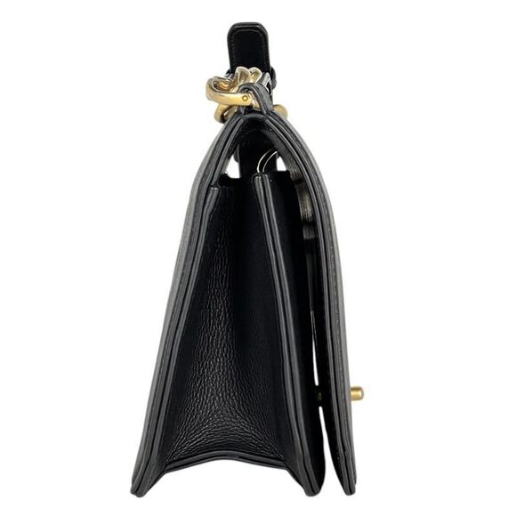 Chanel Cocomark Chain Shoulder Bag Matelasse Shoulder Bag Leather Black Ladies - Picture 4 of 11